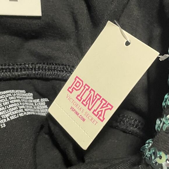 Victoria's Secret Pink Yoga Pants Womens Small Chicago Sequin Boot Cut Limited - Picture 12 of 16